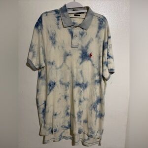 Vintage tie-dye polo